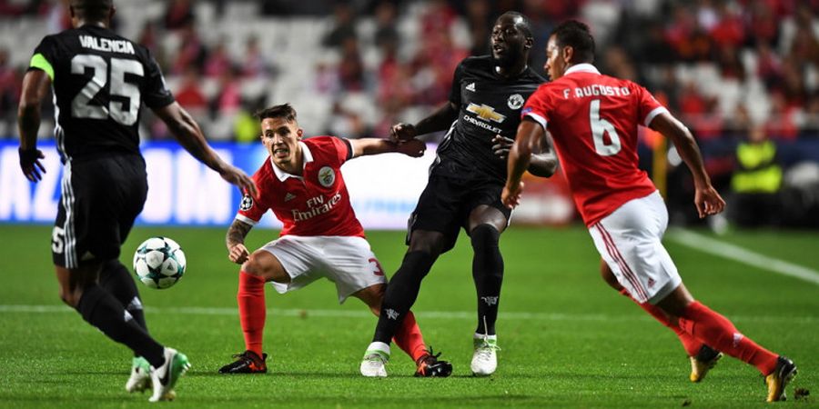 Hasil Babak I - Manchester United Ditahan Benfica di Estadio da Luz