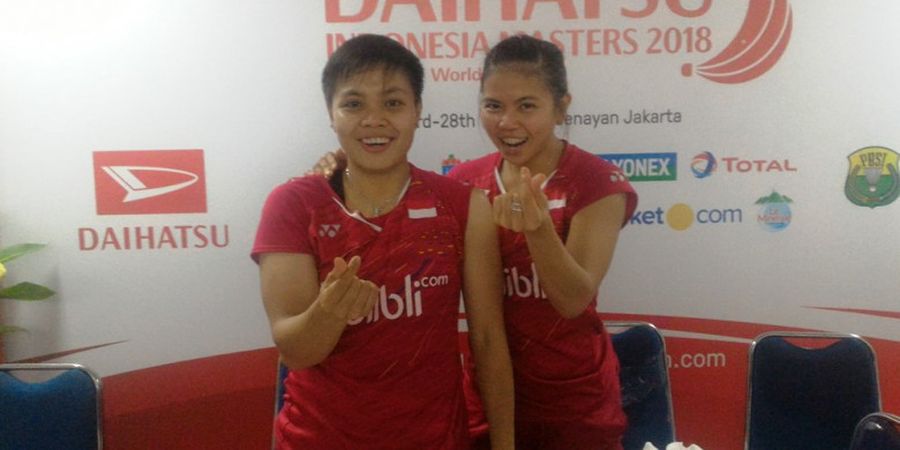 Indonesia Masters 2018 - Satu Hal yang Paling Ingin Dihindari Greysia Polii/Apriyani Rahayu di Final