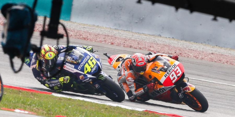 Kelakuan Valentino Rossi dan Marc Marquez Bikin Bos FIM Geram