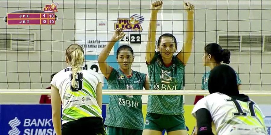 Proliga 2018 - Link Live Streaming Voli Putri Jakarta Pertamina Energi Vs Jakarta BNI Taplus