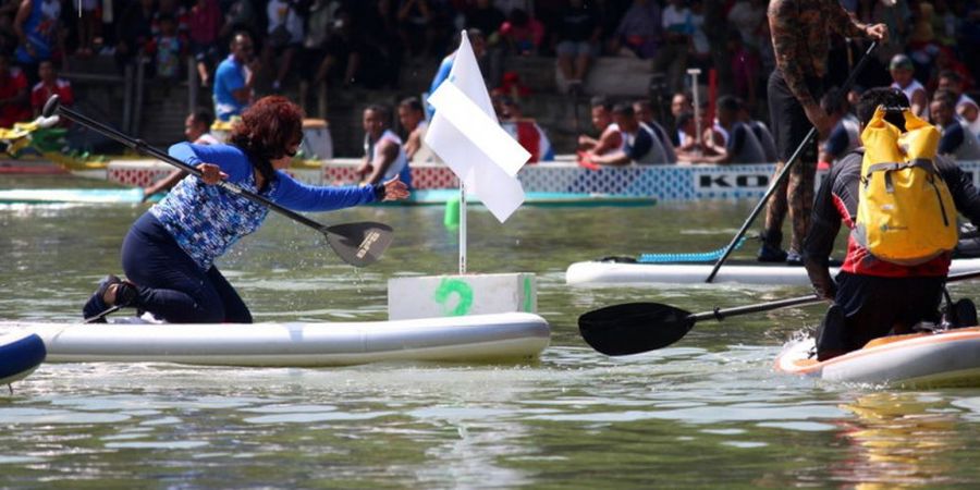 Bukan Cuma Waktu Lawan Sandiaga Uno, Susi Pudjiastuti Juga Pernah Ngopi Sambil Main Paddling di Tempat Ini