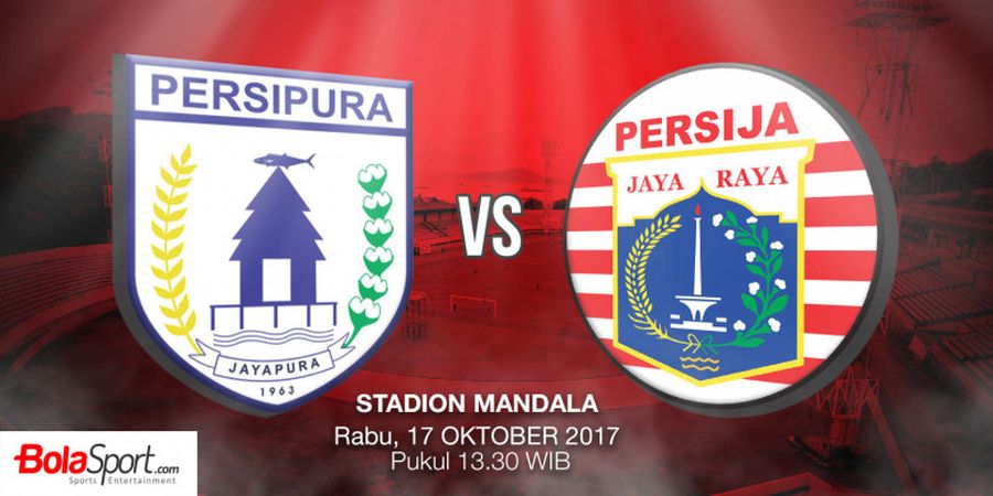 Saling Ngotot, Persipura dan Persija Main Imbang di Babak Pertama