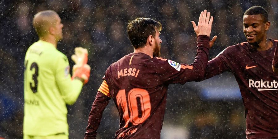 Hat-trick Lionel Messi Buatnya Berekspresi Begini di Ruang Ganti Barcelona 