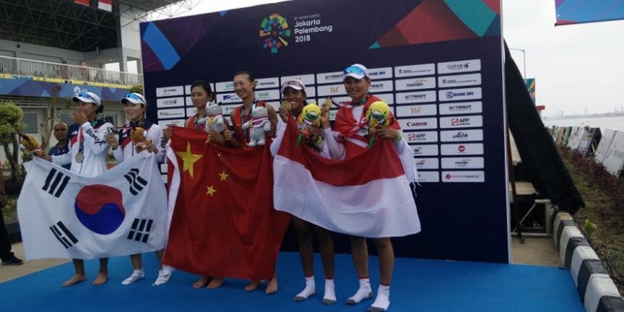 Raih Medali di Asian Games 2018, Atlet Dayung Indonesia: Ini untuk Suami Saya