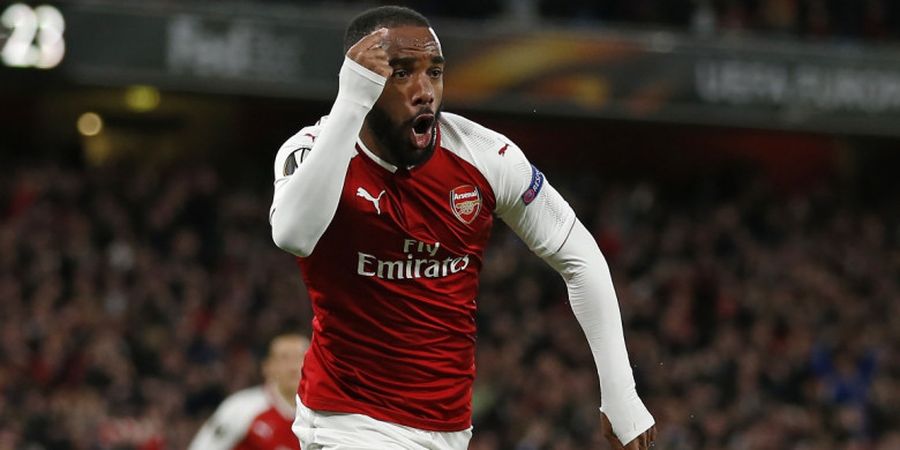 Sering Disebut sebagai Saingan, Ini Tanggapan Lacazette terkait Aubameyang