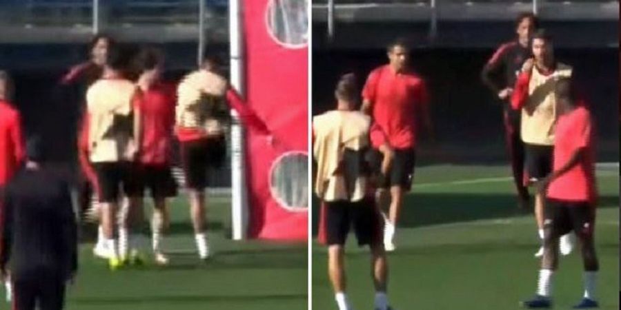 VIDEO - Hidungnya Tersenggol Saat Latihan, Sergio Ramos Ngamuk pada Youngster Real Madrid