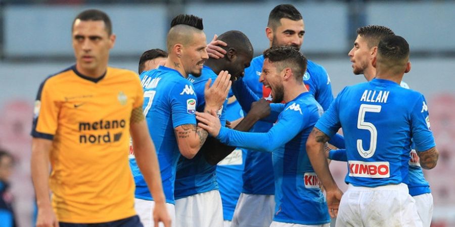 Hasil Liga Italia - Napoli Jauhi Kejaran Juventus, Ciro Immobile Panen Gol