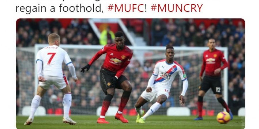 Man United Vs Palace - Satu Gol Dianulir, Skor Seri pada Babak Pertama