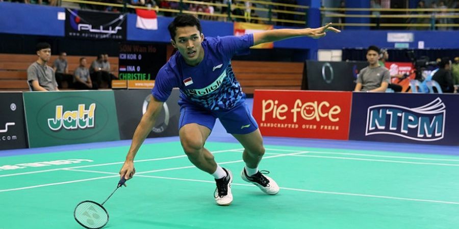 German Open 2018 - Tanpa Kesulitan Berarti, Jonatan Christie Sukses Bekuk Wakil Prancis