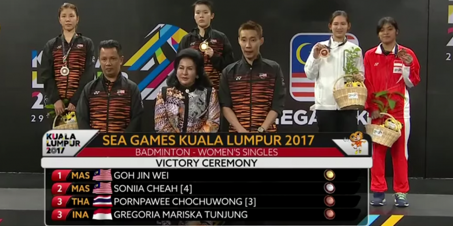 SEA Games 2017 - Tunggal Putri Malaysia yang Kalahkan Wakil Indonesia, Takluk di Tangan Sang Kompatriot