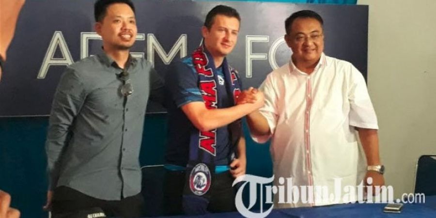 Arema FC Perkenalkan Balsa Bozovic sebagai Pemain Baru