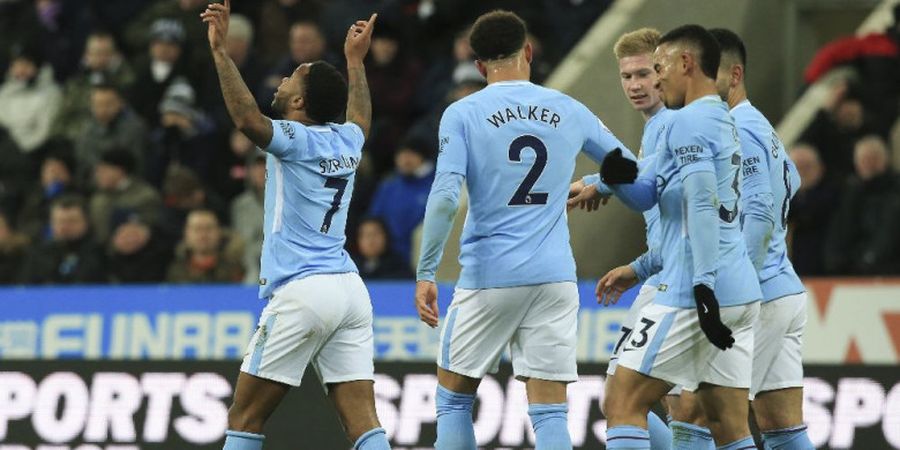 Link Live Streaming Newcastle United Vs Manchester City - Raheem Sterling Bawa The Citizens Unggul pada Babak Pertama