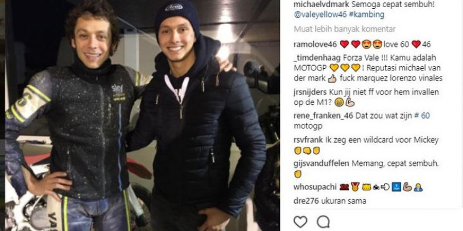 Potret Kedekatan Valentino Rossi dengan Sang Pengganti