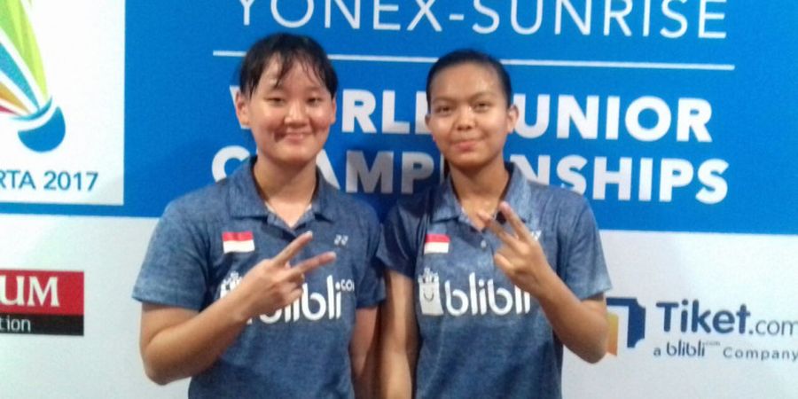 WJC 2017 - Tanpa Ada Halangan Terjal, 2 Ganda Putri Indonesia Melaju ke Babak 16 Besar