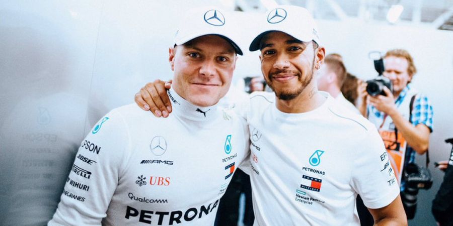 Soal Bantu Valterri Bottas Podium, Lewis Hamilton Pasrahkan ke Mercedes