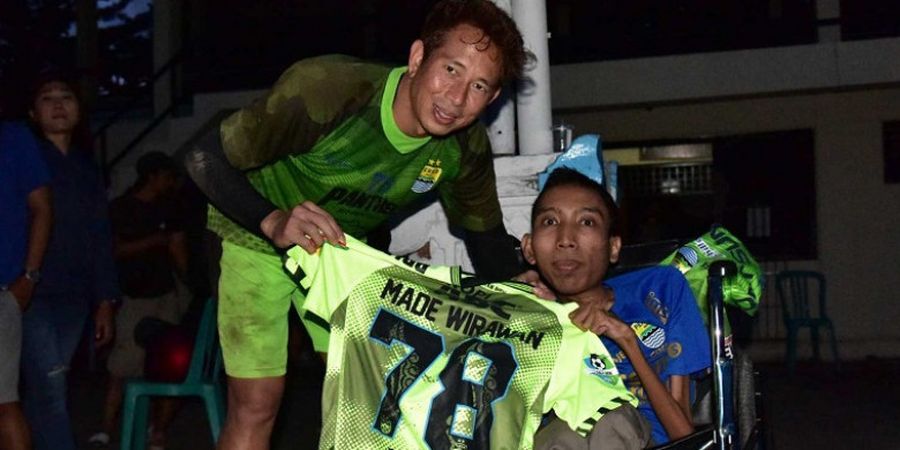 Bobotoh Disabilitas Ini Senang Bisa Nonton Langsung Kiper  Andalan Persib