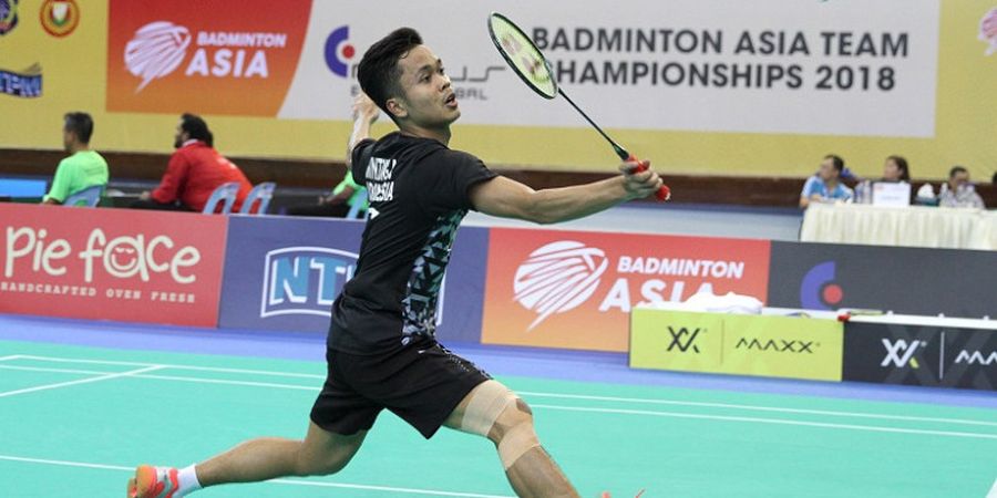 Jelang German Open 2018 - Anthony Sinisuka Ginting Berpeluang Temui Kento Momota