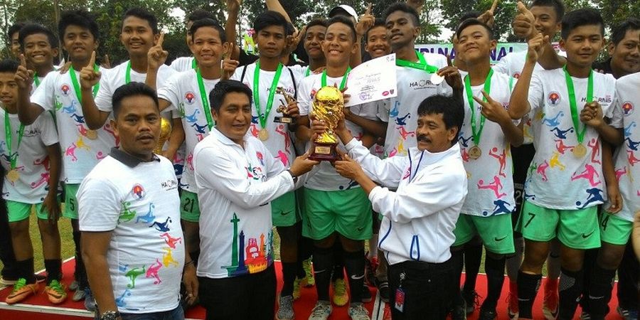 Jabar Cetak Quatrick Gelar LSP U-14 Piala Menpora 