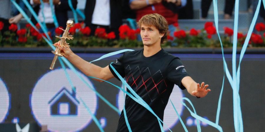 Usai Menjuarai Madrid Open 2018, Alexander Zverev Mencanangkan Target Ambisius