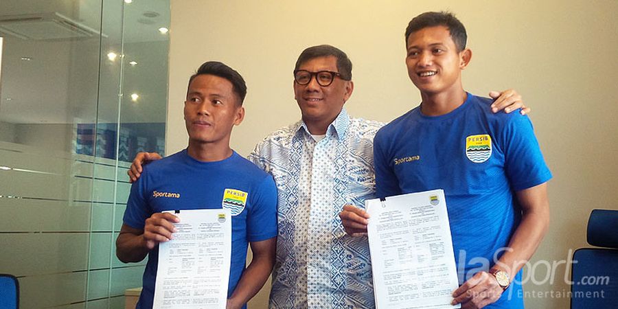 Ini Nomor Punggung Muchlis Hadi Ning dan Ghozali Siregar di Persib