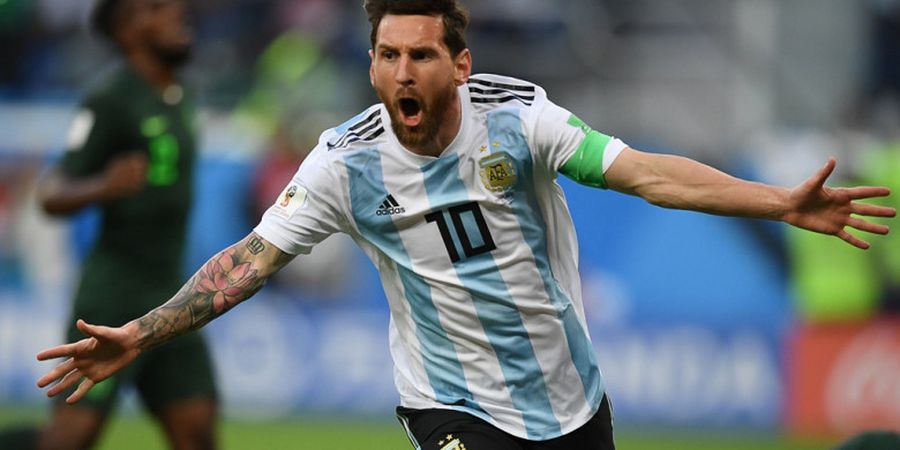 Nigeria Vs Argentina - Gol Lionel Messi Bawa La Albiceleste Unggul pada Babak Pertama