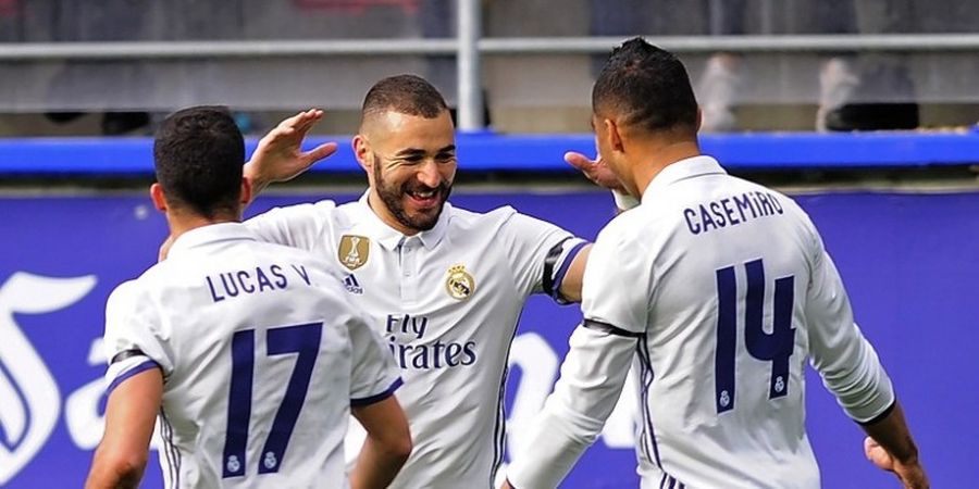 Real Madrid Libas Eibar meski Tanpa Cristiano Ronaldo
