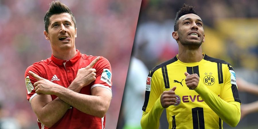 Lewandowski Vs Aubameyang, Saatnya Raja Gol Junior Menang