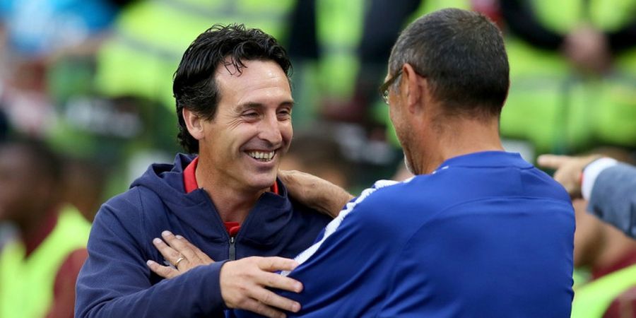 Jelang Chelsea Vs Arsenal, Maurizio Sarri Tak Ragukan Kemampuan Unai Emery