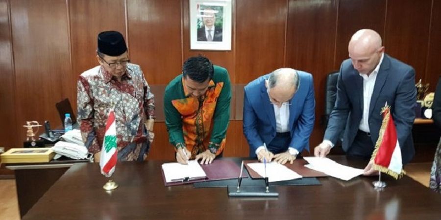 Menpora Imam Nahrawi Teken Kerjasama Bidang Pemuda dan Olahraga dengan Menpora Lebanon