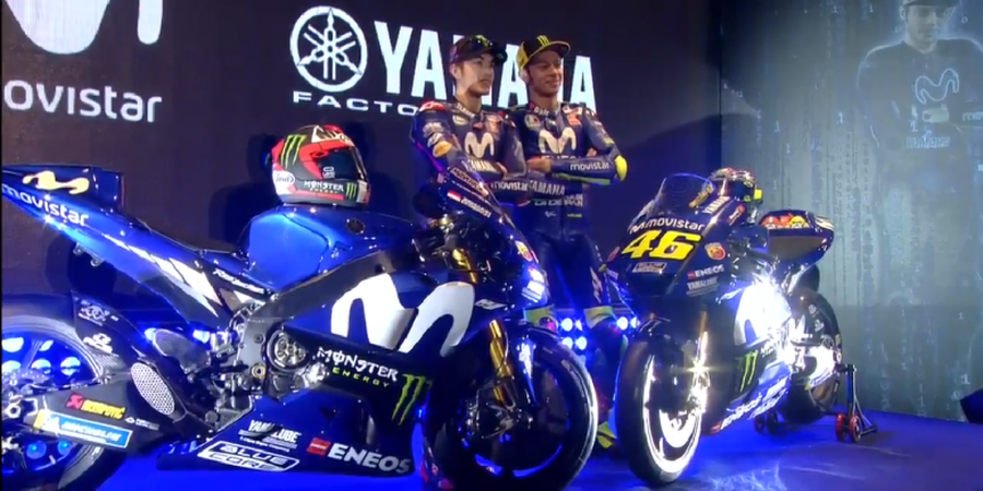 GALERI FOTO - Ini Tampilan Anyar Motor Yamaha M1 untuk MotoGP 2018