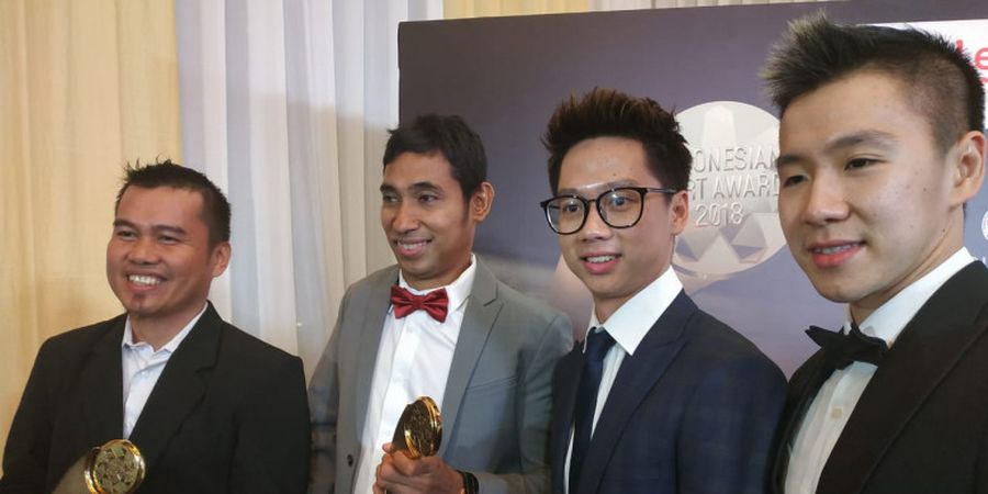 Marcus Fernaldi Gideon/Kevin Sanjaya Sukamuljo Berpeluang Raih Gelar Male BWF Player of The Year 2018