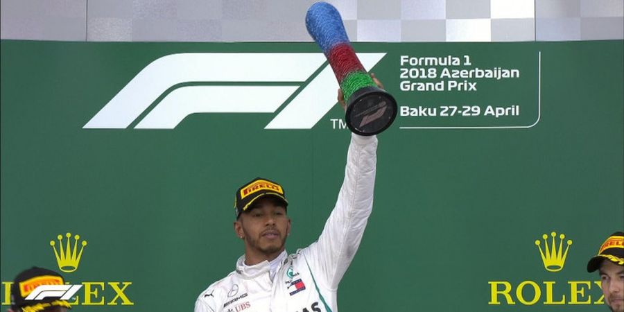 Update Klasemen F1 2018 - Menang di Azerbaijan, Lewis Hamilton Sukses Gulingkan Sebastian Vettel dari Puncak