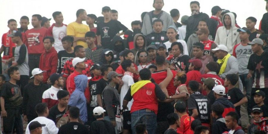 Duh, Suporter Ini Sempat Ricuh di Laga Kandang Kedua Persis Solo