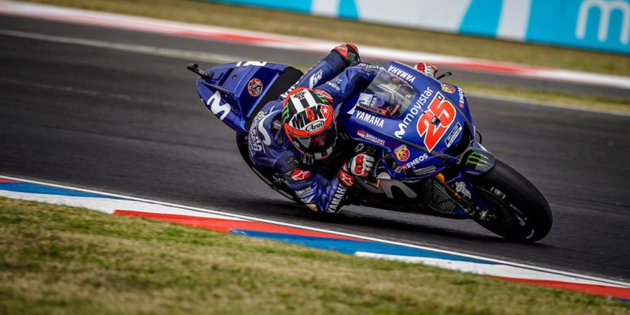 MotoGP Argentina 2018 - Basah-basahan, Maverick Vinales Mengaku Tersiksa