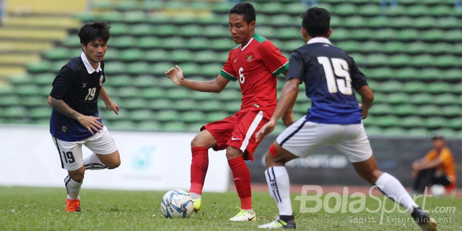 Indonesia Vs Kamboja - Main Cuma 28 Menit, Statistik Evan Dimas Serba-Bernilai 100!