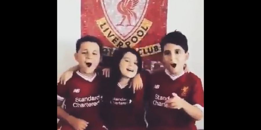 Berkat Liverpool, 3 Bocah Cilik Ini Langsung Viral di Media Sosial!