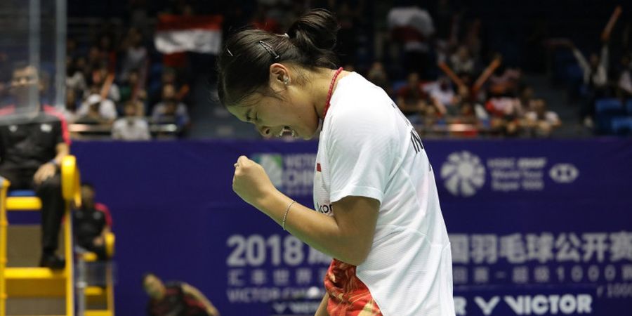 Hasil China Open 2018 - Kandaskan Penakluk Intanon, Gregoria Mariska Melaju ke Perempat Final