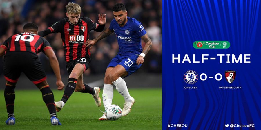 Chelsea Vs Bournemouth - Terus Gempur Tim Tamu, The Blues Ditahan Tanpa Gol pada Babak Pertama