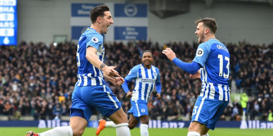 Hasil Babak I - Arsenal Tertinggal di Kandang Brighton