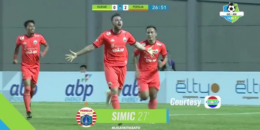 Mitra Kukar Vs Persija - Macan Kemayoran Unggul via Gol Osas Saha dan Marko Simic 