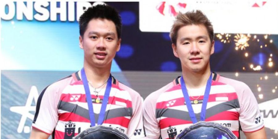 Gaya Rambut Mentereng Marcus Fernaldi Gideon di Japan Open 2018 Ternyata Sudah Mencuri Perhatian Semenjak Dirinya Belum Menikah