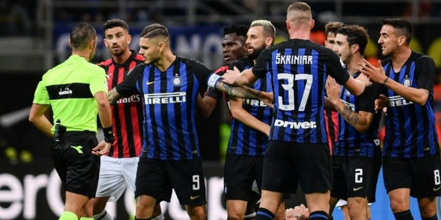 Rapor Pemain Inter Vs AC Milan - Donnarumma Jeblok, Icardi Terbaik