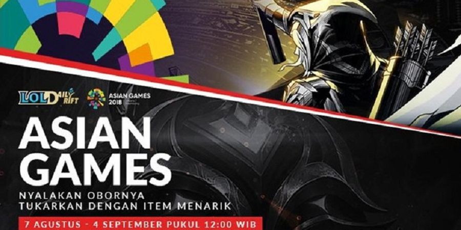 Garena League of Legends Indonesia Adakan Daily Rift Spesial Asian Games 2018