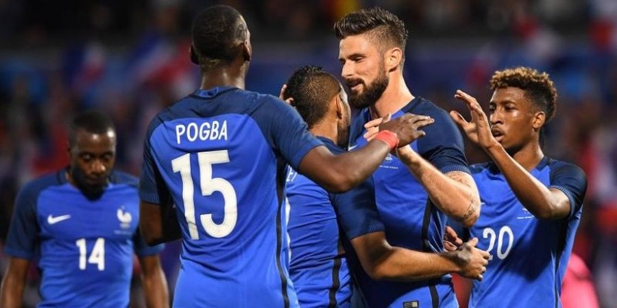 'Back Heel' Cantik Giroud Hiasi Pesta Gol Prancis