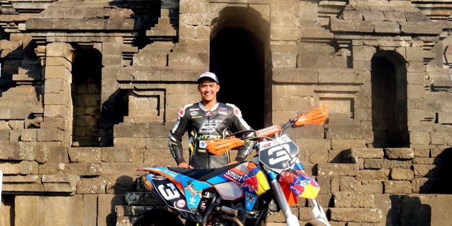 Doni Tata Gagal Naik Podium di Kelas SM Open pada Supermoto 2017 di Malang