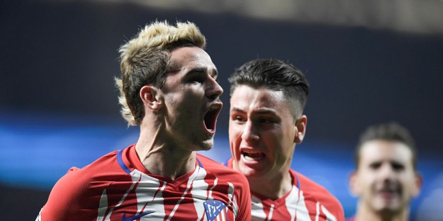 VIDEO - Diwarnai Gol Salto Antoine Griezmann, Atletico Madrid Jaga Asa Lolos ke Babak 16 Besar