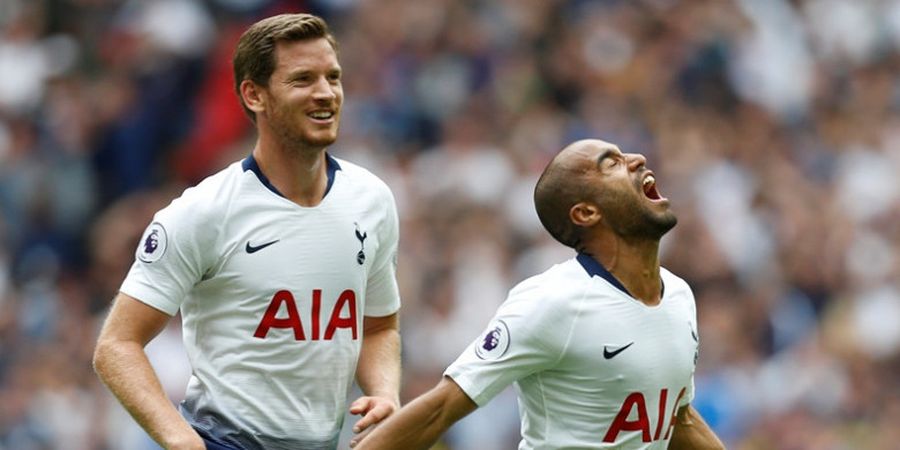 Tottenham Hotspur Vs Fulham - Gol Melengkung Lucas Moura Bawa Spurs Unggul