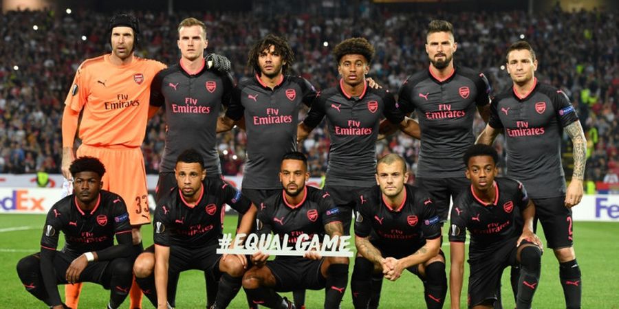 VIDEO - 10 Pemain Cadangan Arsenal Diselamatkan Mistar Gawang pada Babak Pertama