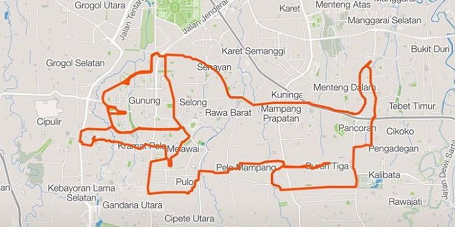 Ini Pemenang Bersepeda Sambil Menggambar Digital Pertama di Dunia dalam Brizzi Art Cycling