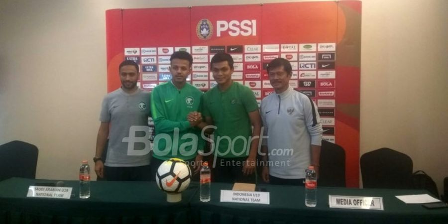 Susunan Pemain Timnas U-19 Indonesia Kontra Arab Saudi